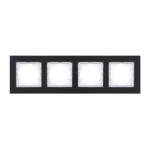 Рамка Nilson Alegra чорний алюміній 4-на ( 25SH0094 )