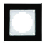 Рамка Nilson Alegra стекло черное 1-я ( 25BL0091 )