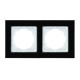 Рамка Nilson Alegra стекло черное 2-я ( 25BL0092 )