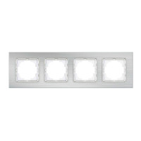 Рамка Nilson Alegra серебряный алюминий 4-я ( 25GS0094 )
