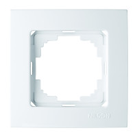 Рамка Nilson Touran белый 1на универсальная 24110091