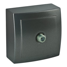 Розетка Nilson Themis антрацит спутниковая SAT ( 26161035 )