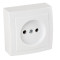 Розетка Nilson Themis белая 1-я без заземления ( 26111015 )