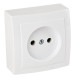 Розетка Nilson Themis белая 1-я без заземления ( 26111015 )
