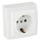 Розетка Nilson Themis белая 1-я с заземлением ( 26111017 )