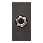 Розетка Zenit антрацит TV SAT F-разъем 1мод. (2CLA215000N1801)