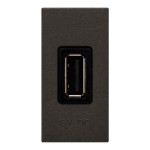 Розетка Zenit антрацит USB 1 мод. 750мА (2CLA218500N1801)