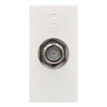 Розетка Zenit белая TV SAT F-разъем 1мод. (2CLA215000N1101)