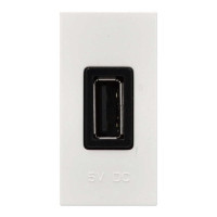 Розетка Zenit белая USB 1 мод. (2CLA218500N1101)