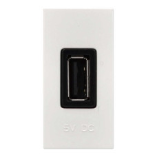 Розетка Zenit белая USB 1 мод. (2CLA218500N1101)