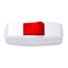 Выключатель EL-BI навесной бело-красный 6А 250В (505-000301-806)