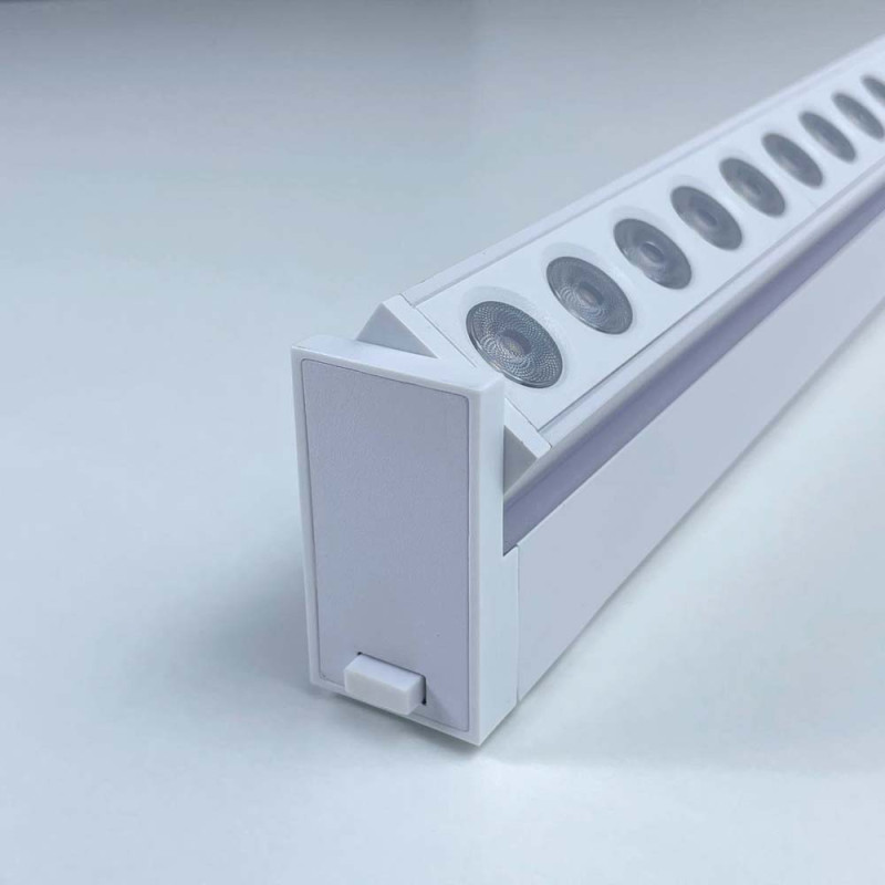 Магнітний трековий світильник UST-GR 18W 4000K 48V IP20 білий Violux ( 320013 )