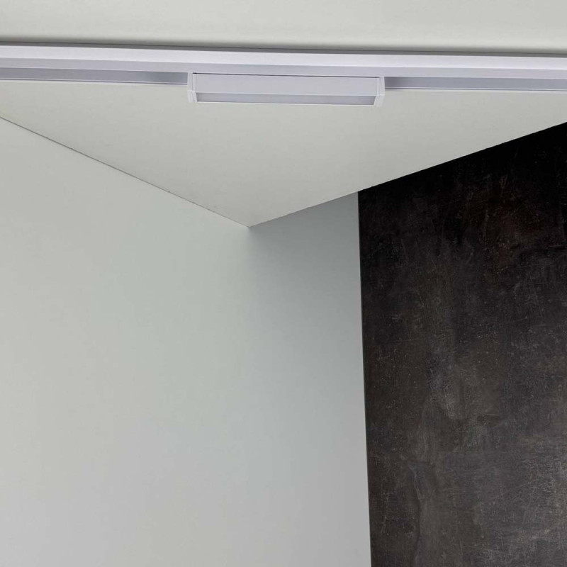 Магнітний трековий світильник UST-LR 10W 4000К 48V IP20 білий Violux ( 320056 )