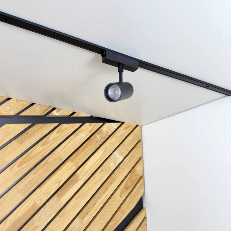 Магнитный трековый светильник UST-M 12W 4000K 48V IP20 черный Violux ( 320106 )