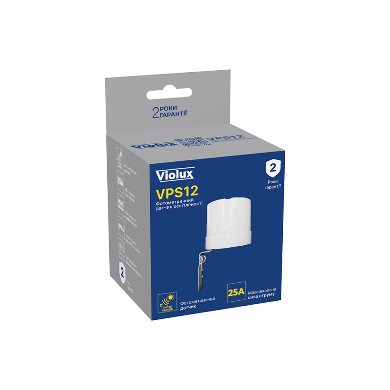 Датчик світлочутливий  VPS12  25А 5500W Violux  ( 950108 )