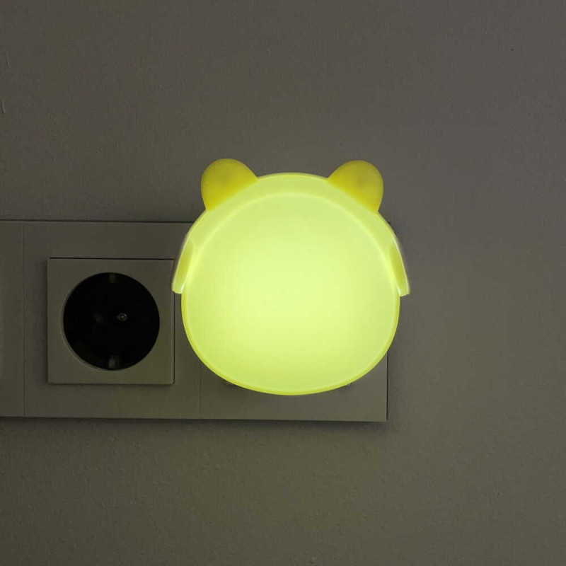 Ночник LED SONIC 0,6W желтый с сумеречным сенсором VIOLUX 310303