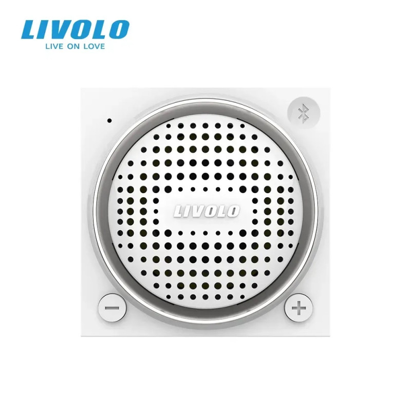 Механізм Стерео Bluetooth колонка LIVOLO білий (VL-FCF-2WP)