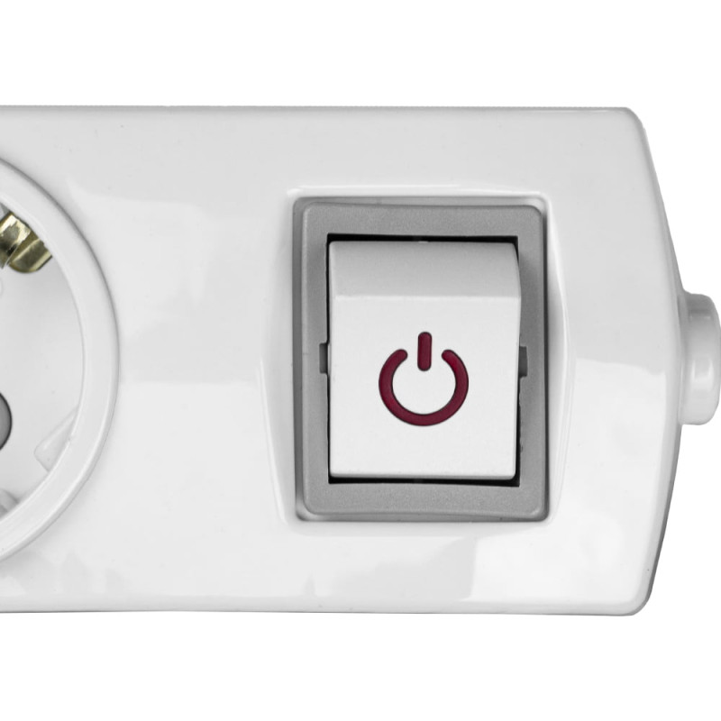 Колодка VIOLUX 4-на з заземлення з вимикачем ( 910250 )