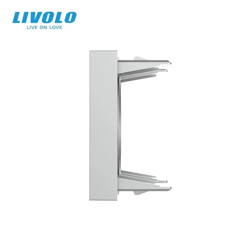 Механизм часы Livolo серые (VL-FCCL-2IP)