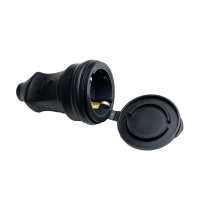 Розетка одинарная переносная Violux с заглушкой 930630