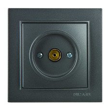 Розетка Nilson Thor антрацит TV проходная ( 27161028 )