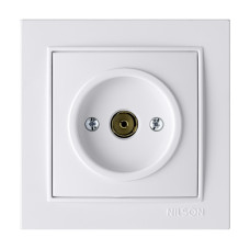 Розетка Nilson Thor белая TV проходная ( 27111028 )