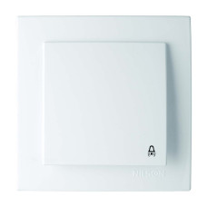 Кнопка звонка Nilson Touran белый (24111012)