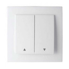 Выключатель Nilson Touran белый жалюзи 2-кл ( 24111011 )
