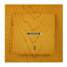 Выключатель Nilson Touran дуб 1кл проходной с подсветкой ( 24251008 )