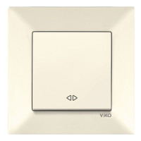 Выключатель VI-KO Meridian крем промеж 1кл 90970231-WH