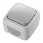 Вимикач VI-KO Palmiye 1кл накладний ІР54 сірий 90555501