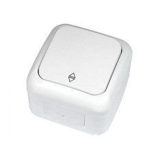 Выключатель VI-KO Palmiye 1кл накл. проходной белый 90555404