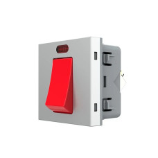 Мастер выключатель LIVOLO, серый, 20А 230В, модуль без рамки (VL-FCMKV20A-2IP)