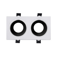 Точечный светильник врезной под лампу AZELYA-3 белый-черный (015-048-0003-020)