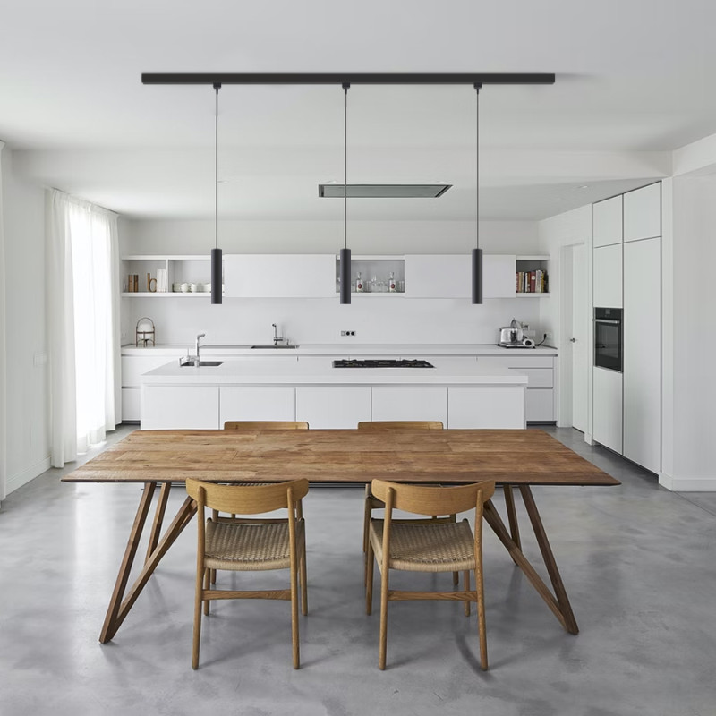 Світлодіодний світильник підвісний трековий VIDEX 10W 4100K чорний (VL-ST-10034B)