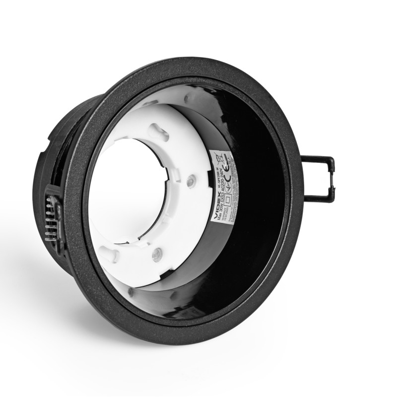 Светильник VIDEX под лампу GX53 врезной Черный (VL-SPF28R-B)