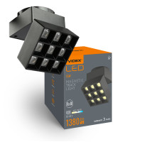 Светильник магнитный трековый VIDEX LE29B 16W 4000K 48V Black (VL-TRMS-LE29B)