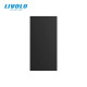 Заглушка для розетки LIVOLO, черная, модуль 22.5×45 мм, пост 0.5 (VL-FCMB-1BP)