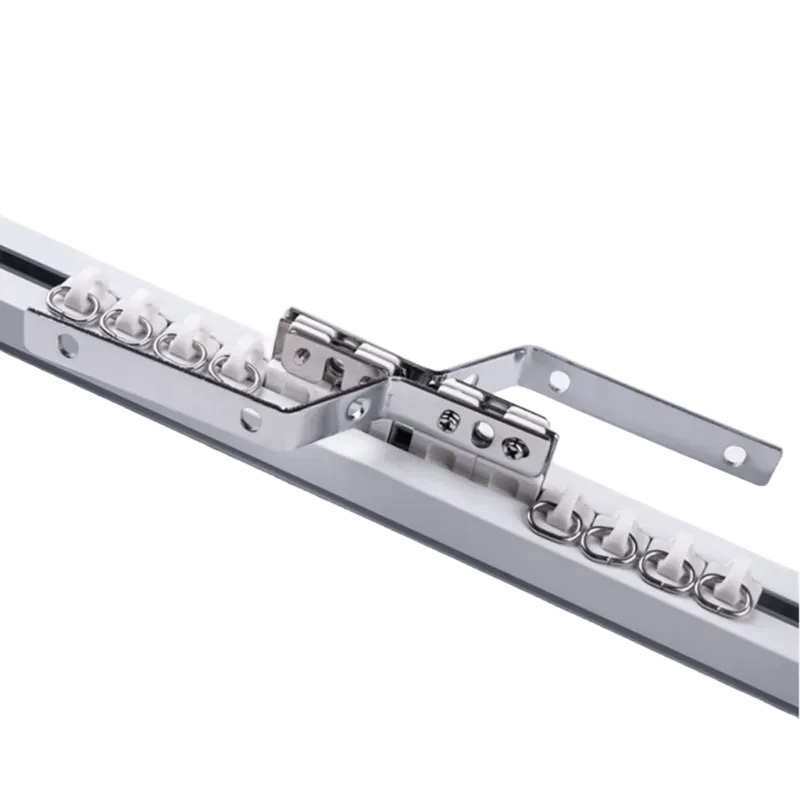 Электрокарниз для штор LIVOLO с WiFi и пультом, угловой 90°, одностороннее открывание (VL-SHQ011C1)