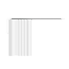 Электрокарниз для штор с электроприводом, WiFi и пультом, одностороннее открывание, LIVOLO (VL-SHQ0