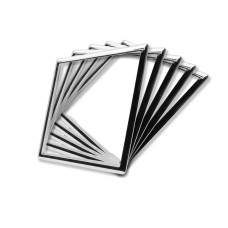 Декоративний ободок для розетки LIVOLO хромований 5 шт (VL-PJ07)