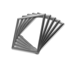 Декоративный ободок для розетки LIVOLO серый 5 шт (DF10-15)