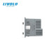 Электрическая розетка LIVOLO с USB Type-C PD 18Вт, быстрая зарядка iPhone, белая, 16А 230В, с заземлением