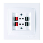 Розетка Nilson Thor белая аудио стерео (27111050)