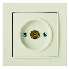 Розетка Nilson Thor кремовая TV проходная ( 27121028 )