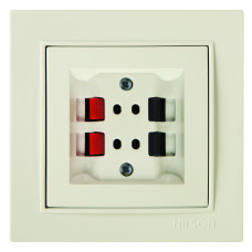 Розетка Nilson Thor кремовая аудио стерео ( 27121050 )