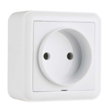 Розетка Nilson Unique белая 1-я без заземления ( 28111015 )