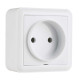 Розетка Nilson Unique белая 1-я без заземления ( 28111015 )