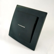 Выключатель Nilson Touran черный 1кл проходной с подсветкой ( 24221008 )