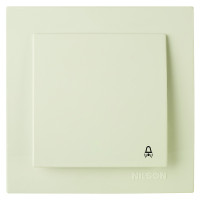 Кнопка звонка Nilson Touran кремовый (24121012)